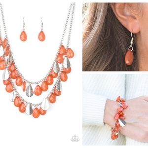 Tear drop bangle jewelry set  NEW